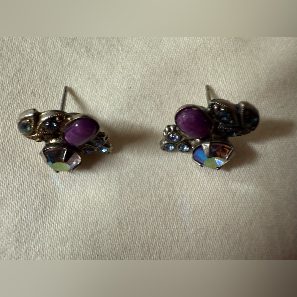 Sorelli Grape Cluster Earrings